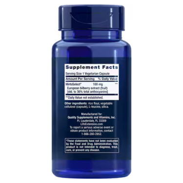 Standardized European Bilberry Extract 100 MG